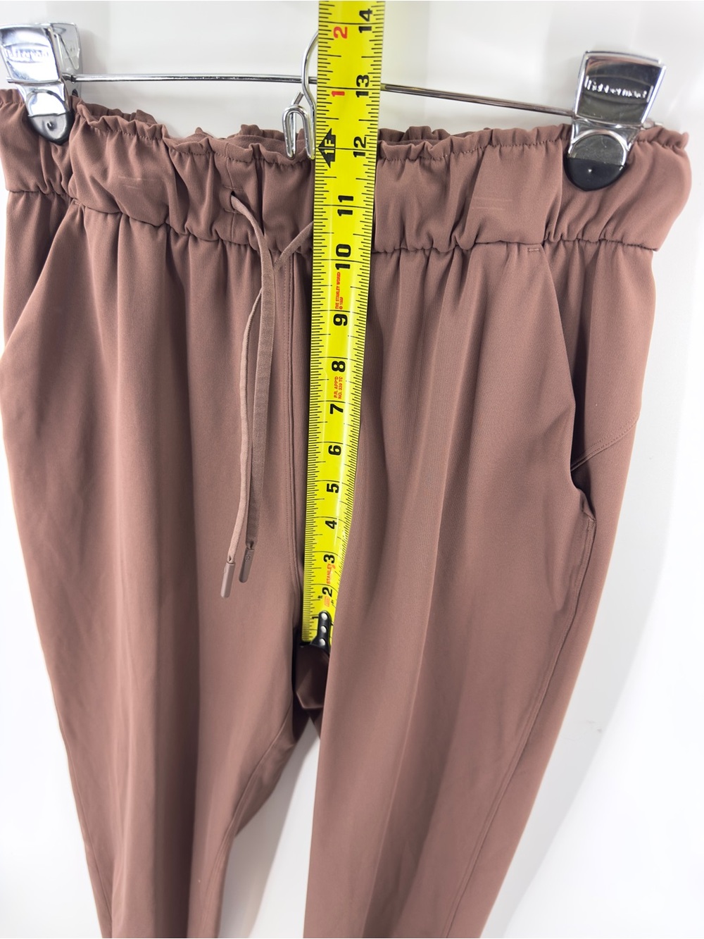 Lululemon Stretch High Rise Jogger Pants Size 6 Dark Oxide Performance Casual - Picture 10 of 11